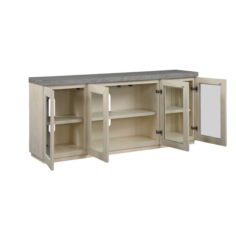 Vilo Home Corktown 65" Concrete Top TV Stand Bed Bath & Beyond 37508496